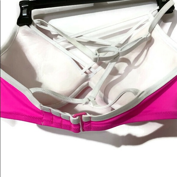 VS “ PINK’ Strappy Front T-Back Cage Bikini Top - Picture 10 of 11